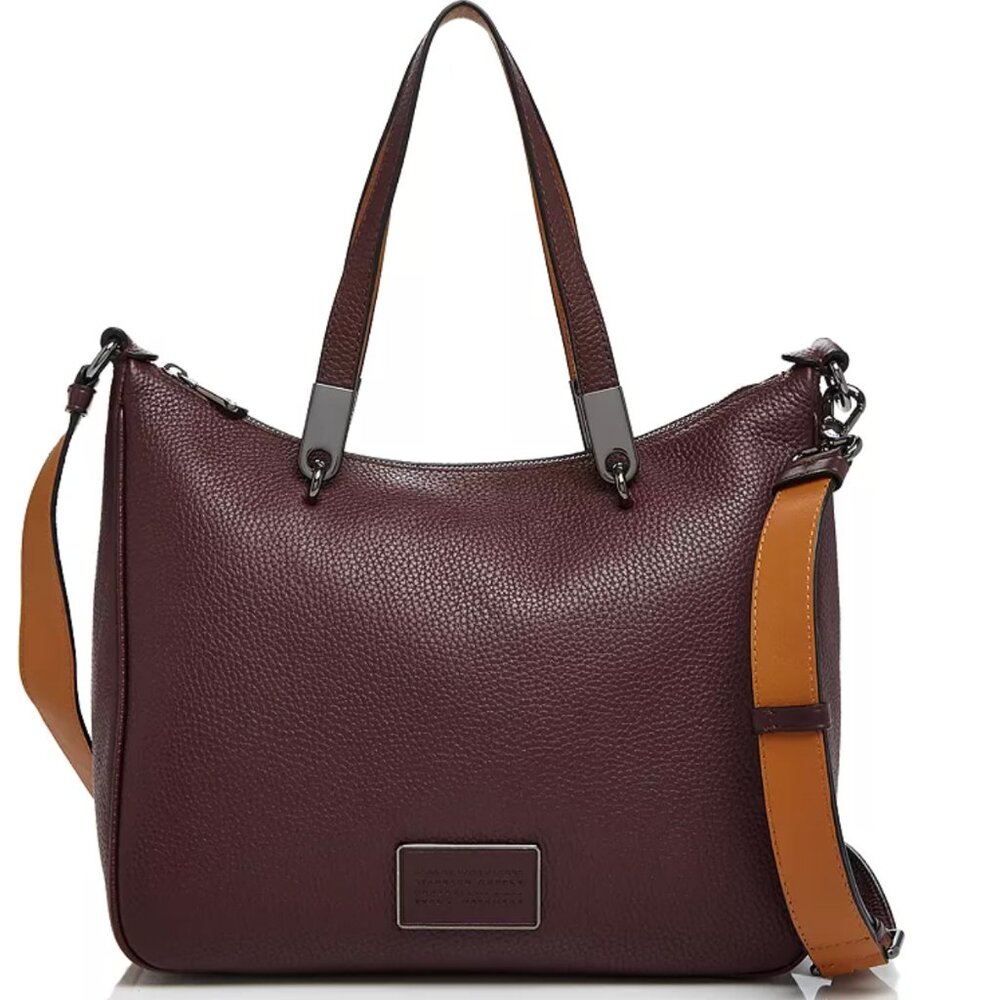 Marc by Marc Jacobs Ligero Ninja Pebbled Leather Satchel Handbag EUC